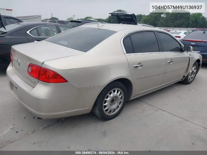 1G4HD57M49U136937 2009 Buick Lucerne Cxl