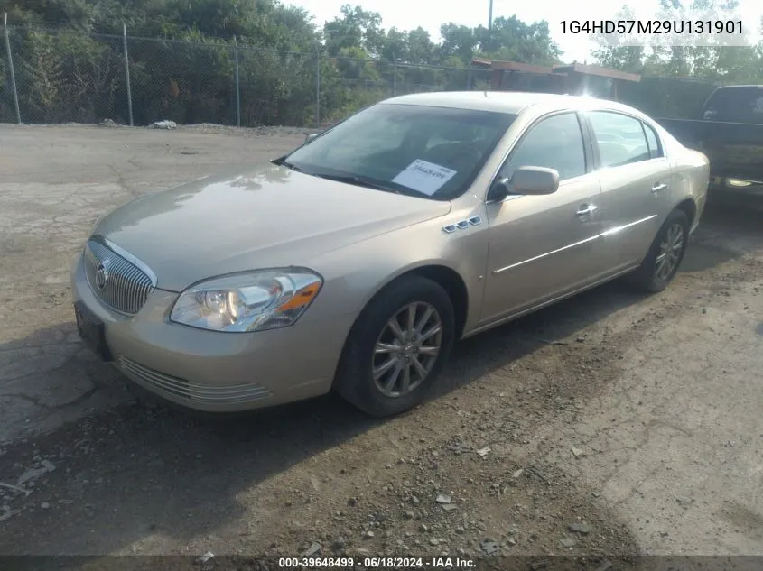 2009 Buick Lucerne Cxl-3 VIN: 1G4HD57M29U131901 Lot: 39648499