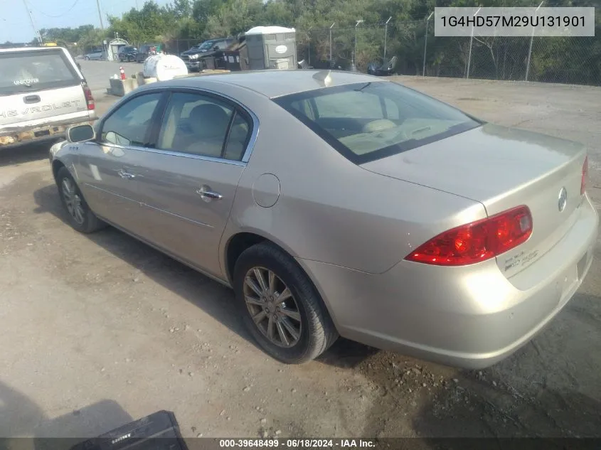 2009 Buick Lucerne Cxl-3 VIN: 1G4HD57M29U131901 Lot: 39648499