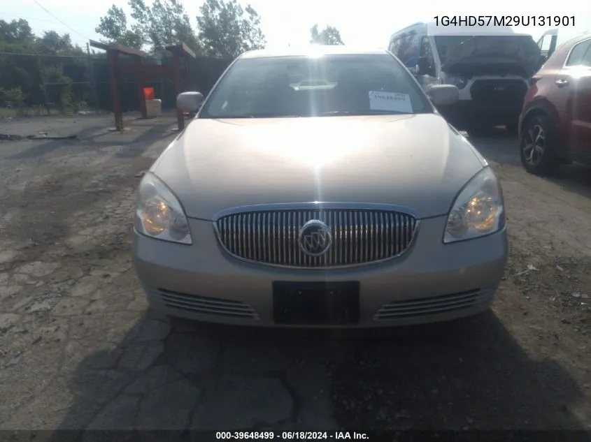 2009 Buick Lucerne Cxl-3 VIN: 1G4HD57M29U131901 Lot: 39648499