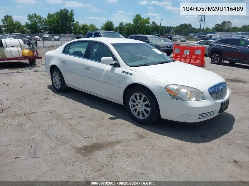 2009 Buick Lucerne Cxl VIN: 1G4HD57M29U116489 Lot: 39702605