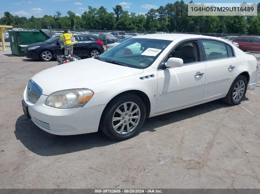 2009 Buick Lucerne Cxl VIN: 1G4HD57M29U116489 Lot: 39702605