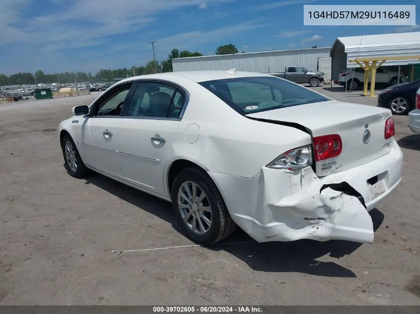 2009 Buick Lucerne Cxl VIN: 1G4HD57M29U116489 Lot: 39702605