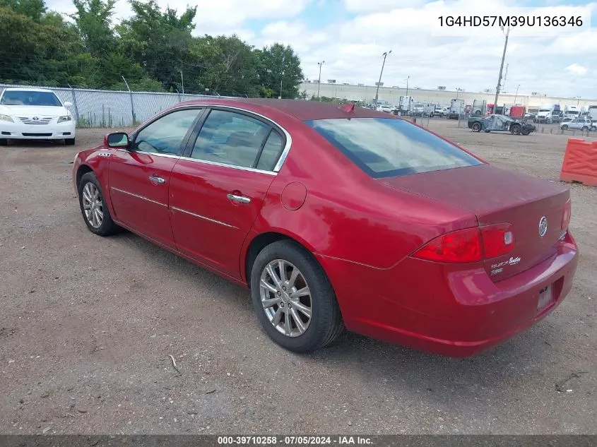 2009 Buick Lucerne Cxl VIN: 1G4HD57M39U136346 Lot: 39710258