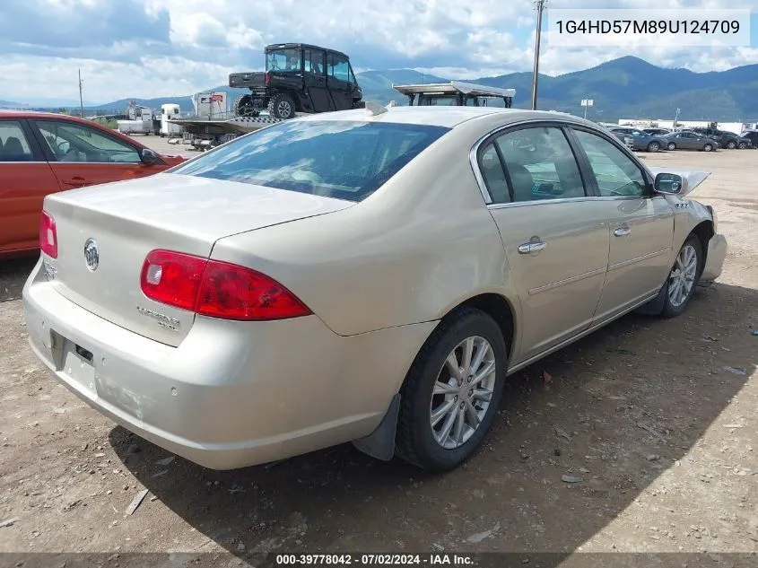 2009 Buick Lucerne Cxl VIN: 1G4HD57M89U124709 Lot: 39778042