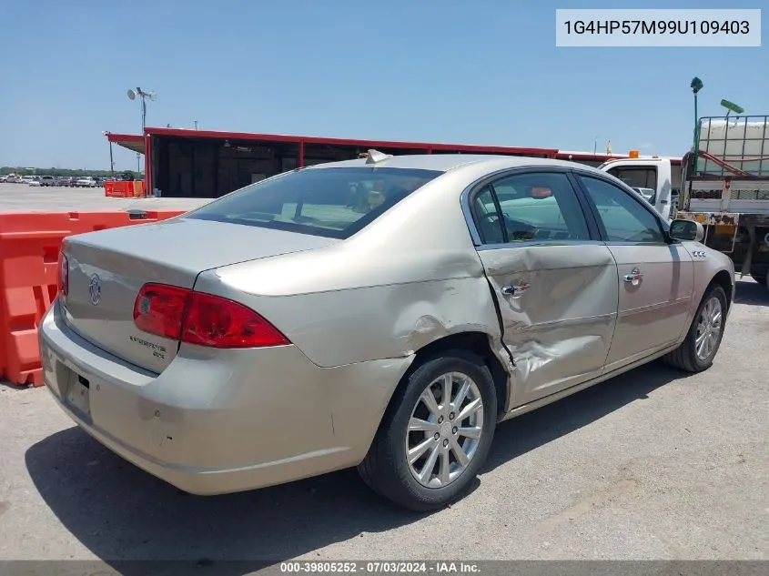 2009 Buick Lucerne Cx-2 VIN: 1G4HP57M99U109403 Lot: 39805252