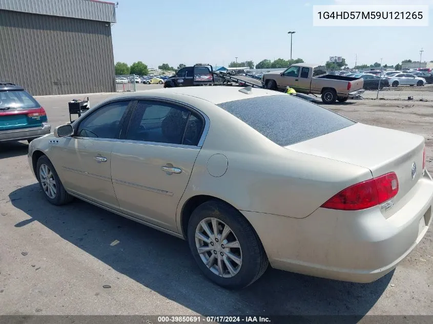 2009 Buick Lucerne Cxl VIN: 1G4HD57M59U121265 Lot: 39850691