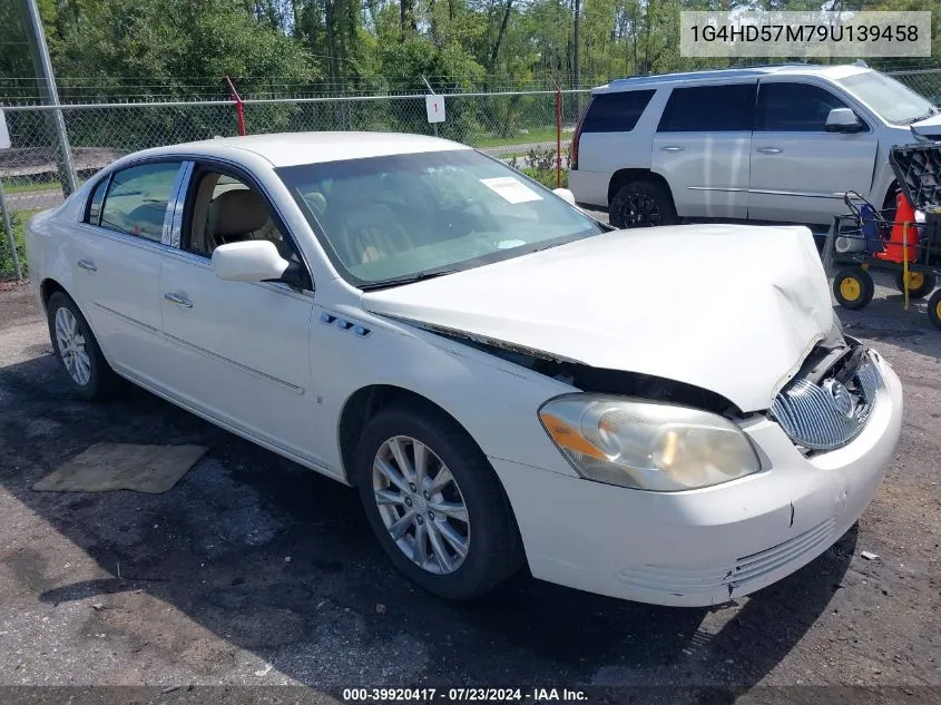 2009 Buick Lucerne Cxl VIN: 1G4HD57M79U139458 Lot: 39920417