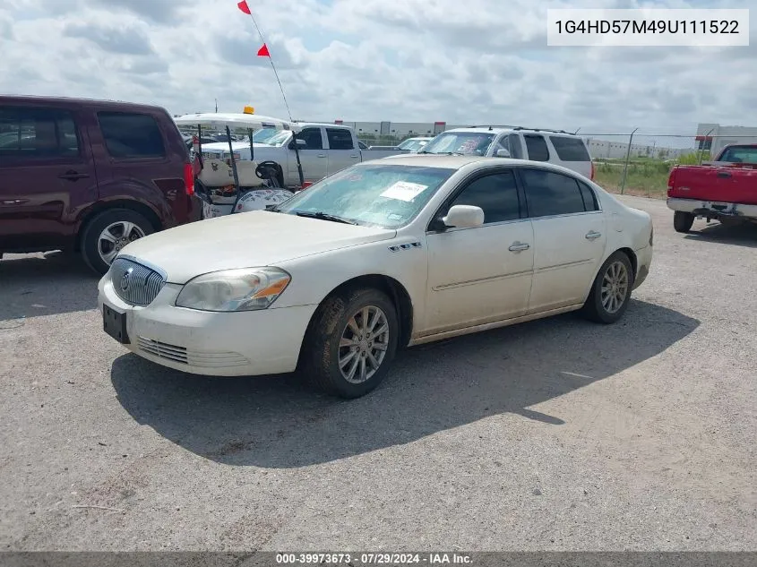 1G4HD57M49U111522 2009 Buick Lucerne Cxl