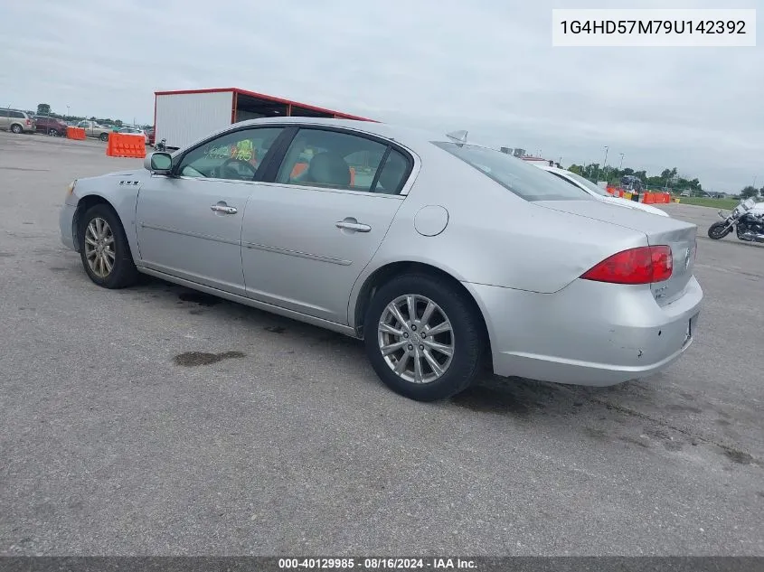 2009 Buick Lucerne Cxl-4 VIN: 1G4HD57M79U142392 Lot: 40129985