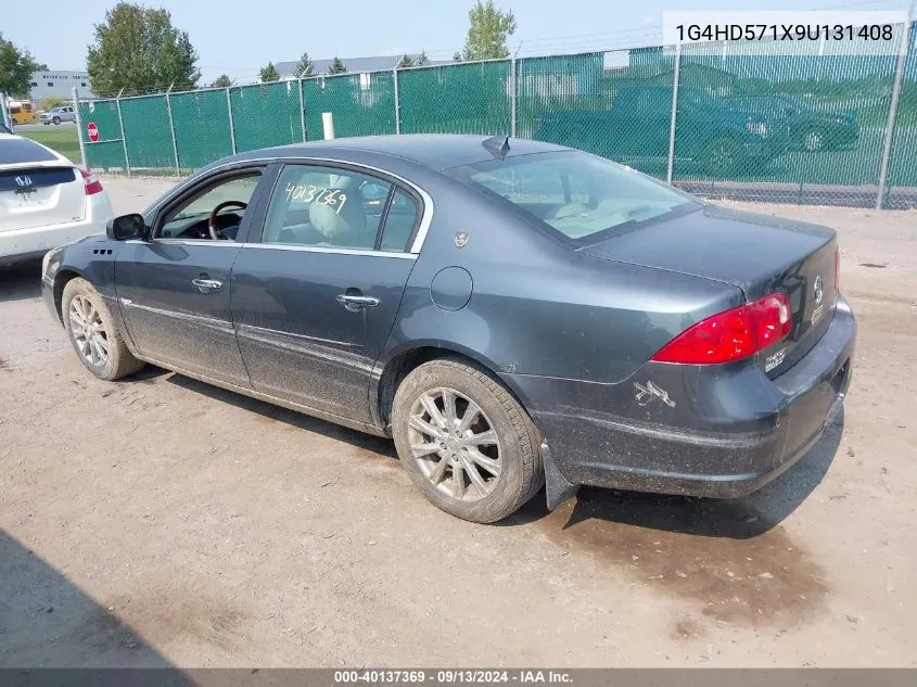 2009 Buick Lucerne Cxl-4 VIN: 1G4HD571X9U131408 Lot: 40137369