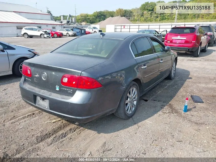 2009 Buick Lucerne Cx VIN: 1G4HP571X9U135188 Lot: 40303103