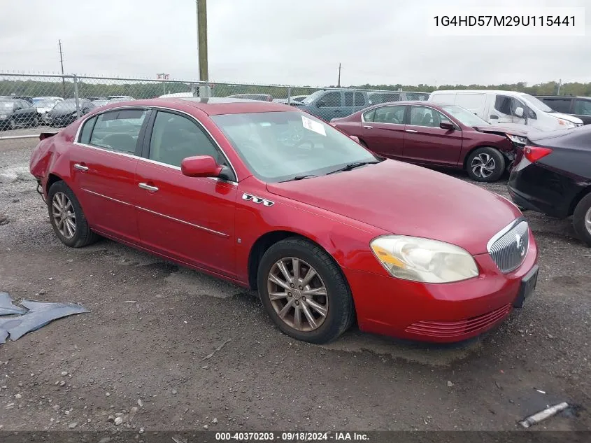 1G4HD57M29U115441 2009 Buick Lucerne Cxl