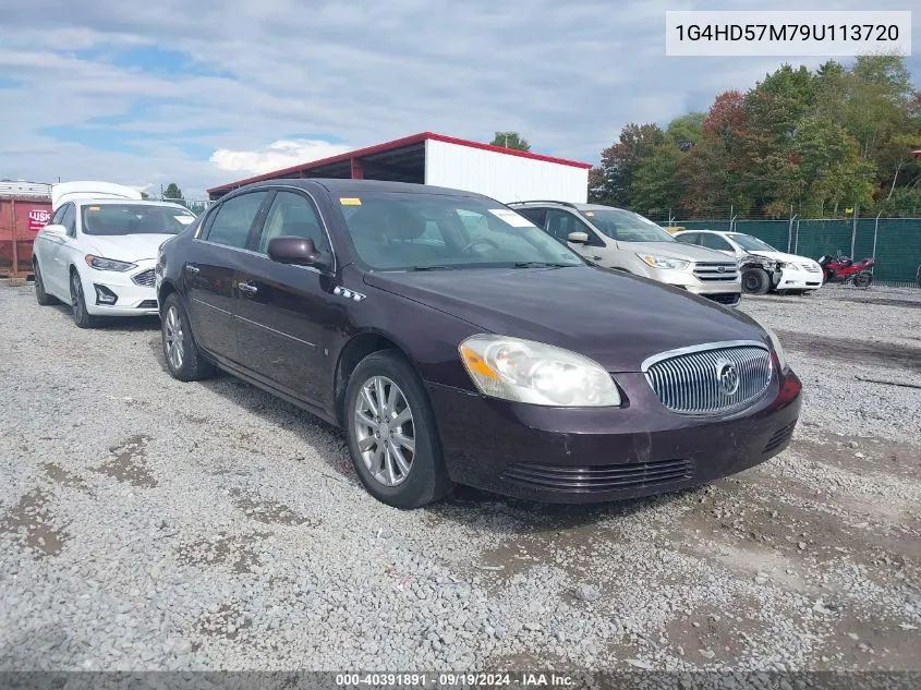 2009 Buick Lucerne Cxl VIN: 1G4HD57M79U113720 Lot: 40391891