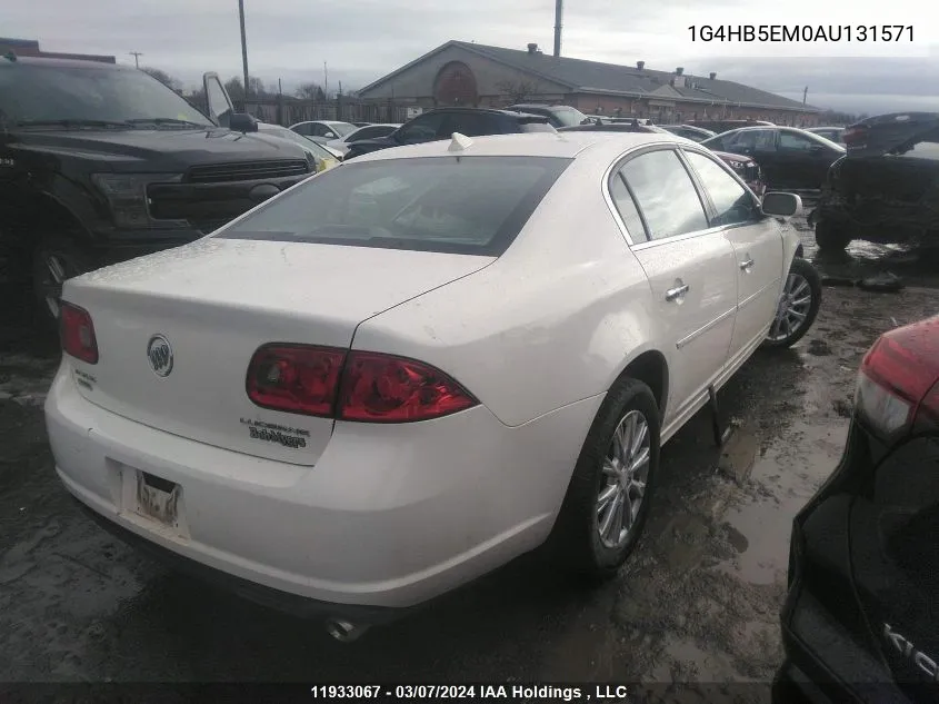 2010 Buick Lucerne Cx VIN: 1G4HB5EM0AU131571 Lot: 11933067