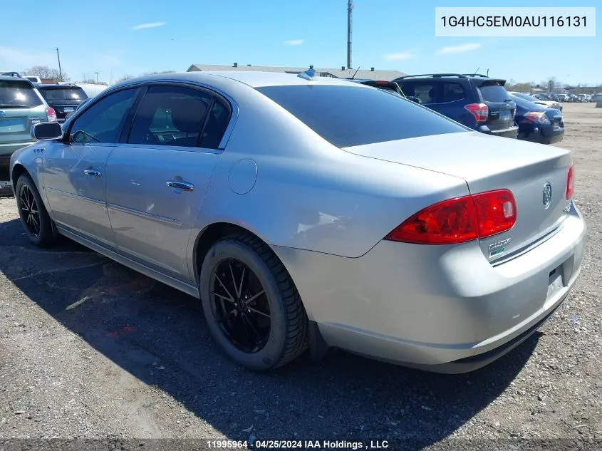 2010 Buick Lucerne VIN: 1G4HC5EM0AU116131 Lot: 11995964