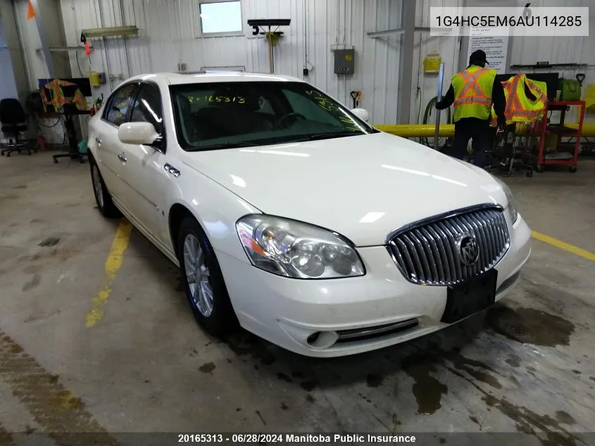 1G4HC5EM6AU114285 2010 Buick Lucerne Cxl V6