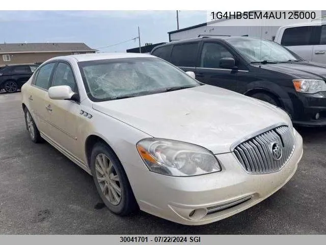 2010 Buick Lucerne Cx VIN: 1G4HB5EM4AU125000 Lot: 30041701