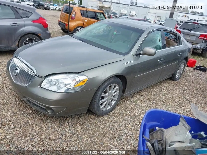 2010 Buick Lucerne Cxl VIN: 1G4HJ5EM7AU131070 Lot: 30091522
