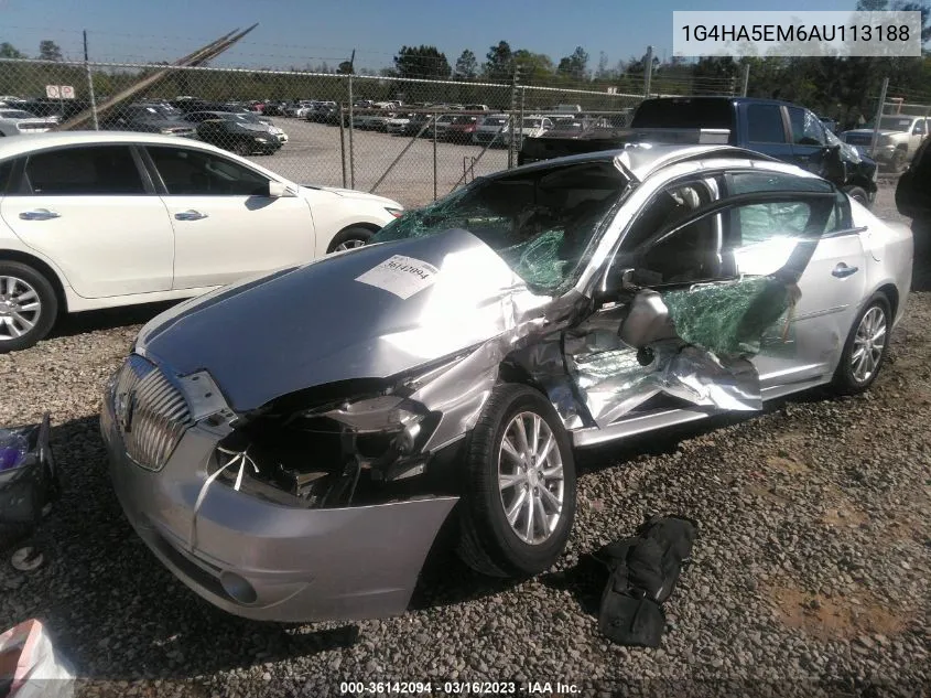 2010 Buick Lucerne Cx VIN: 1G4HA5EM6AU113188 Lot: 36142094