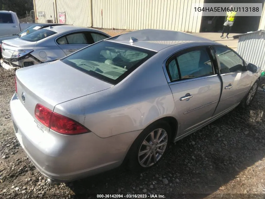 2010 Buick Lucerne Cx VIN: 1G4HA5EM6AU113188 Lot: 36142094