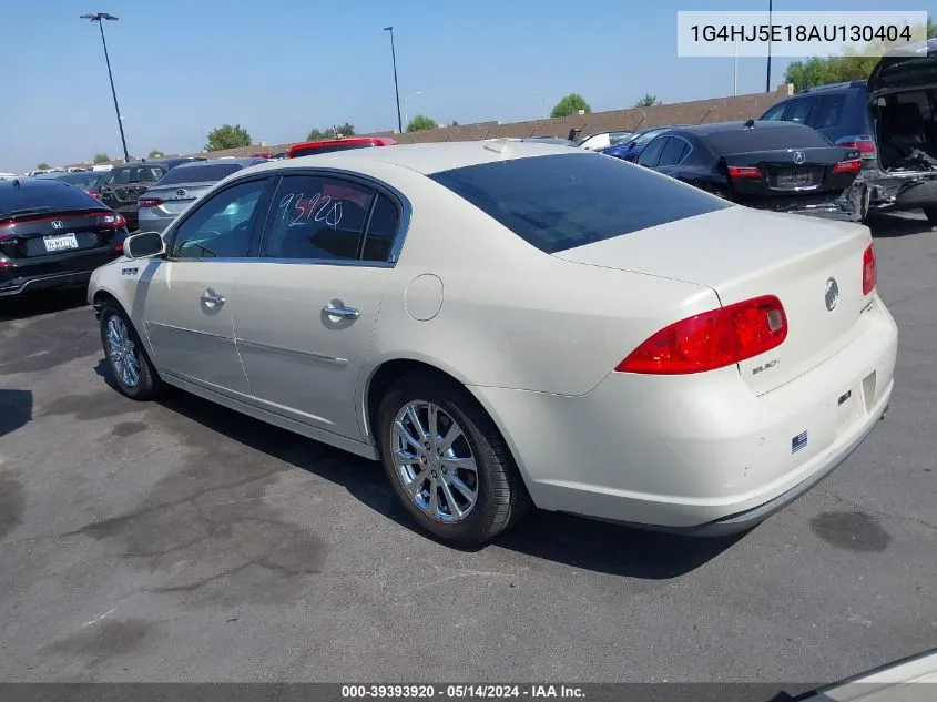 2010 Buick Lucerne Cxl Premium VIN: 1G4HJ5E18AU130404 Lot: 39393920