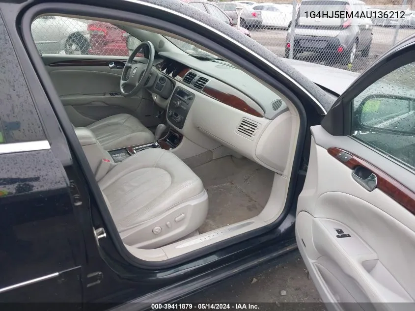 1G4HJ5EM4AU136212 2010 Buick Lucerne Cxl