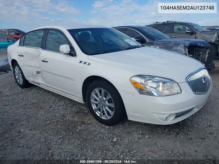 2010 Buick Lucerne Cx VIN: 1G4HA5EM2AU123748 Lot: 39461399