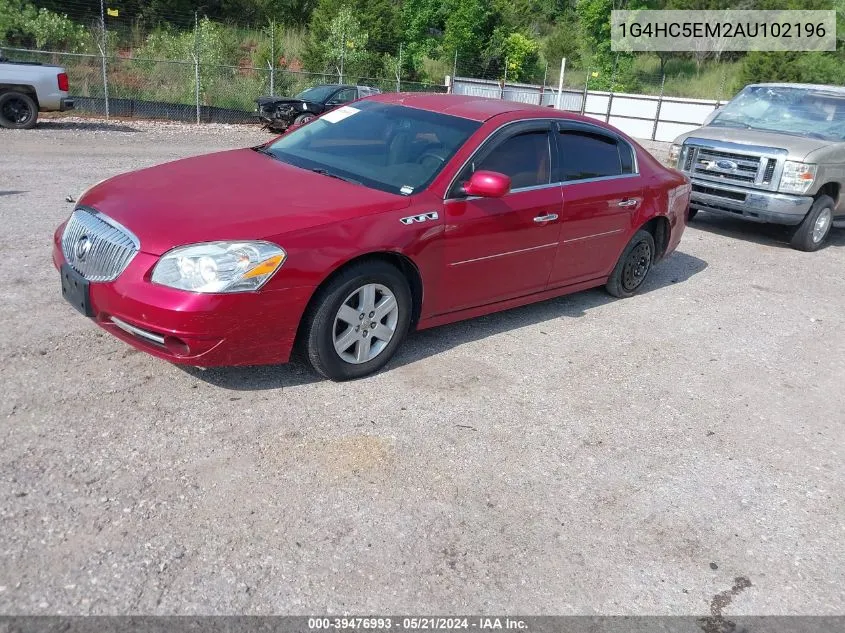 2010 Buick Lucerne Cxl VIN: 1G4HC5EM2AU102196 Lot: 39476993