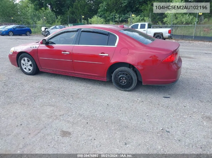 2010 Buick Lucerne Cxl VIN: 1G4HC5EM2AU102196 Lot: 39476993