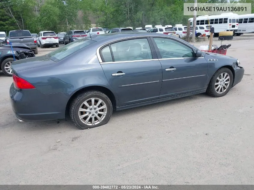 2010 Buick Lucerne Cx VIN: 1G4HA5E19AU136891 Lot: 39482772