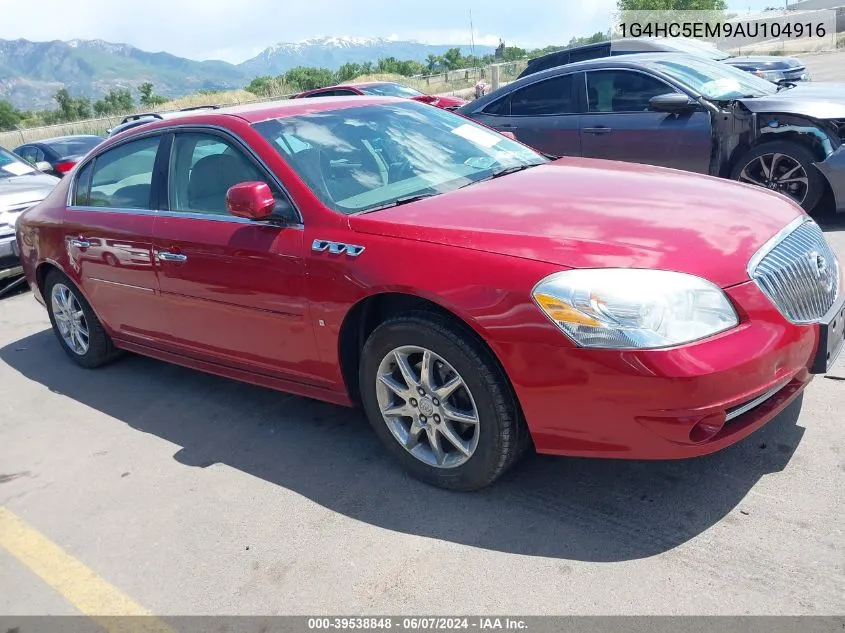 2010 Buick Lucerne Cxl VIN: 1G4HC5EM9AU104916 Lot: 39538848