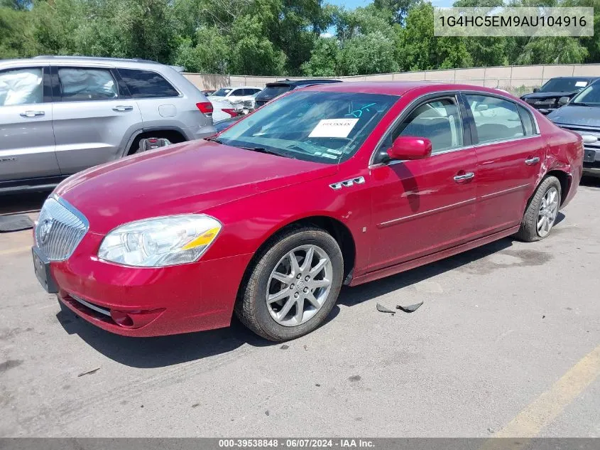 2010 Buick Lucerne Cxl VIN: 1G4HC5EM9AU104916 Lot: 39538848