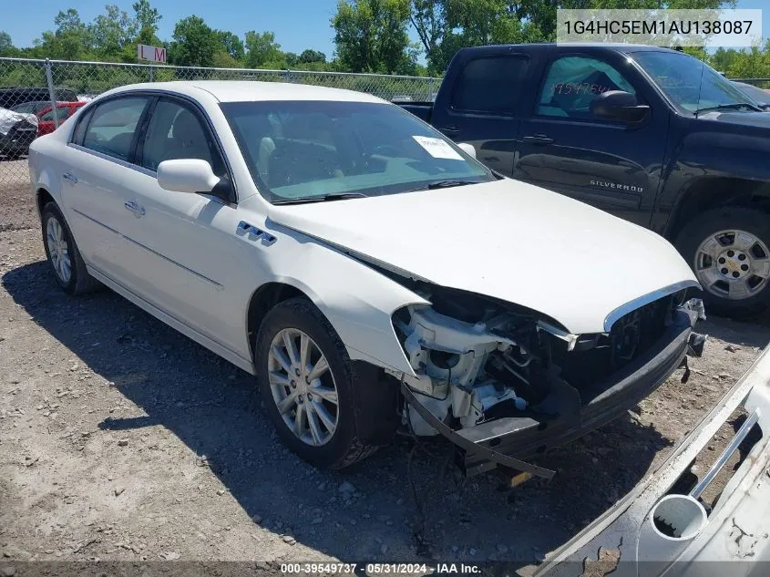 2010 Buick Lucerne Cxl VIN: 1G4HC5EM1AU138087 Lot: 39549737