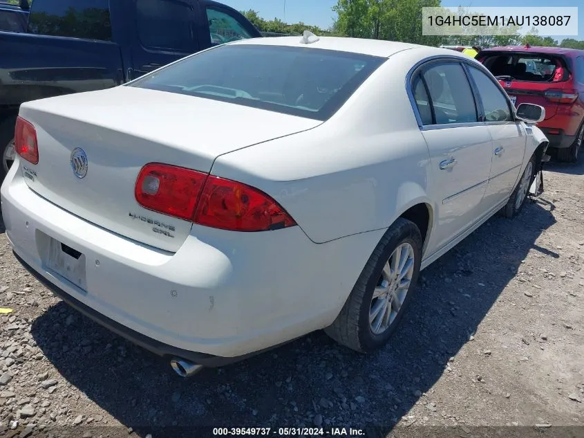 2010 Buick Lucerne Cxl VIN: 1G4HC5EM1AU138087 Lot: 39549737