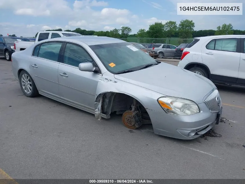 2010 Buick Lucerne Cxl VIN: 1G4HC5EM6AU102475 Lot: 39559310