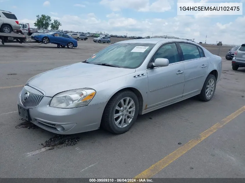 2010 Buick Lucerne Cxl VIN: 1G4HC5EM6AU102475 Lot: 39559310