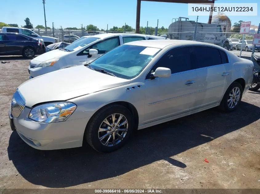 2010 Buick Lucerne Cxl Premium VIN: 1G4HJ5E12AU122234 Lot: 39566416