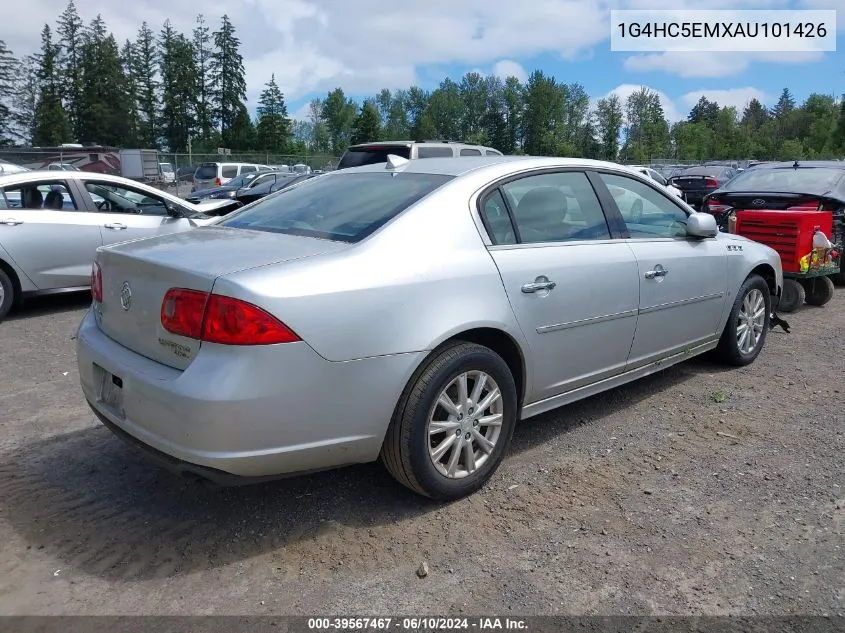 2010 Buick Lucerne Cxl VIN: 1G4HC5EMXAU101426 Lot: 39567467