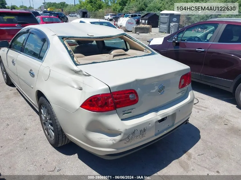 2010 Buick Lucerne Cxl VIN: 1G4HC5EM4AU122630 Lot: 39569071