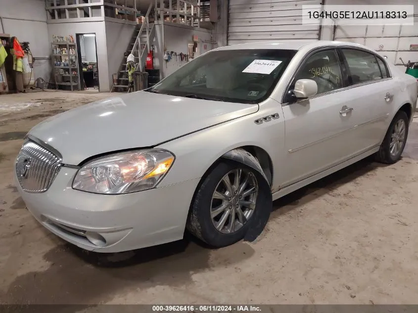 2010 Buick Lucerne Cxl-5 VIN: 1G4HG5E12AU118313 Lot: 39626416