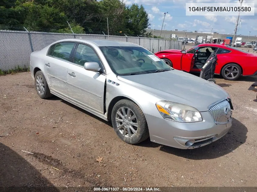 2010 Buick Lucerne Cxl-4 VIN: 1G4HF5EM8AU105580 Lot: 39671037