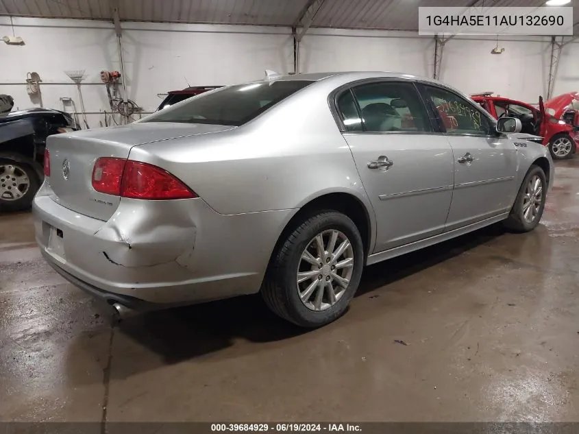 2010 Buick Lucerne Cx VIN: 1G4HA5E11AU132690 Lot: 39684929