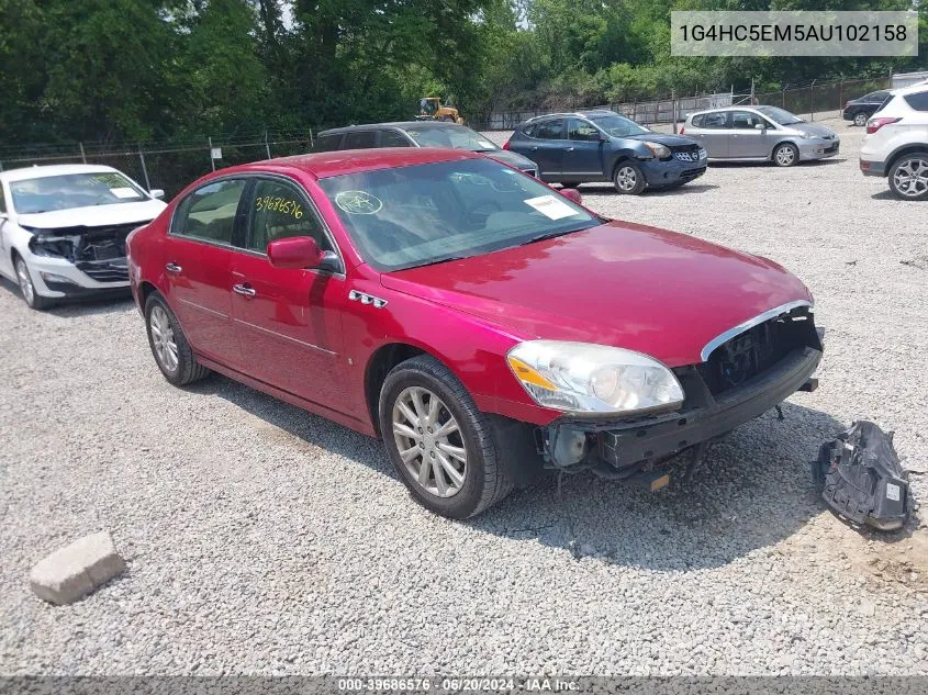 2010 Buick Lucerne Cxl VIN: 1G4HC5EM5AU102158 Lot: 39686576