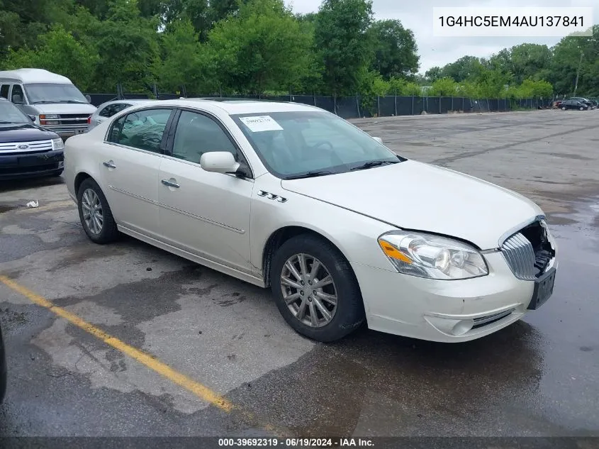 2010 Buick Lucerne Cxl VIN: 1G4HC5EM4AU137841 Lot: 39692319