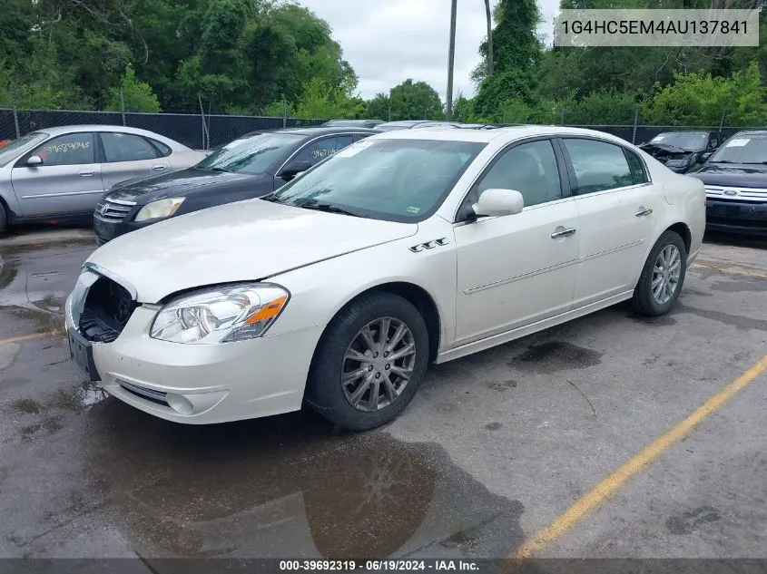 1G4HC5EM4AU137841 2010 Buick Lucerne Cxl