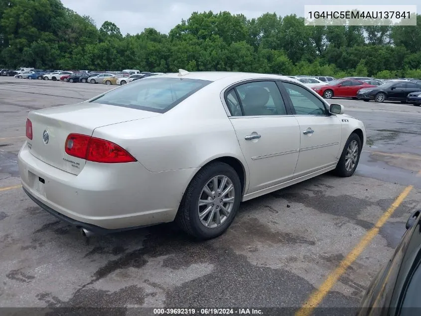 1G4HC5EM4AU137841 2010 Buick Lucerne Cxl