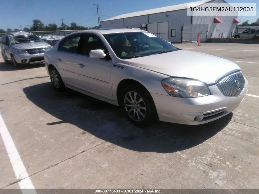 2010 Buick Lucerne Cxl-5 VIN: 1G4HG5EM2AU112005 Lot: 39773433