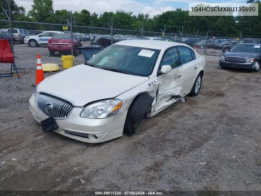 2010 Buick Lucerne Cxl VIN: 1G4HC5EMXAU135690 Lot: 39811330