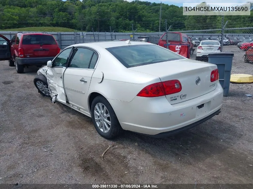 2010 Buick Lucerne Cxl VIN: 1G4HC5EMXAU135690 Lot: 39811330